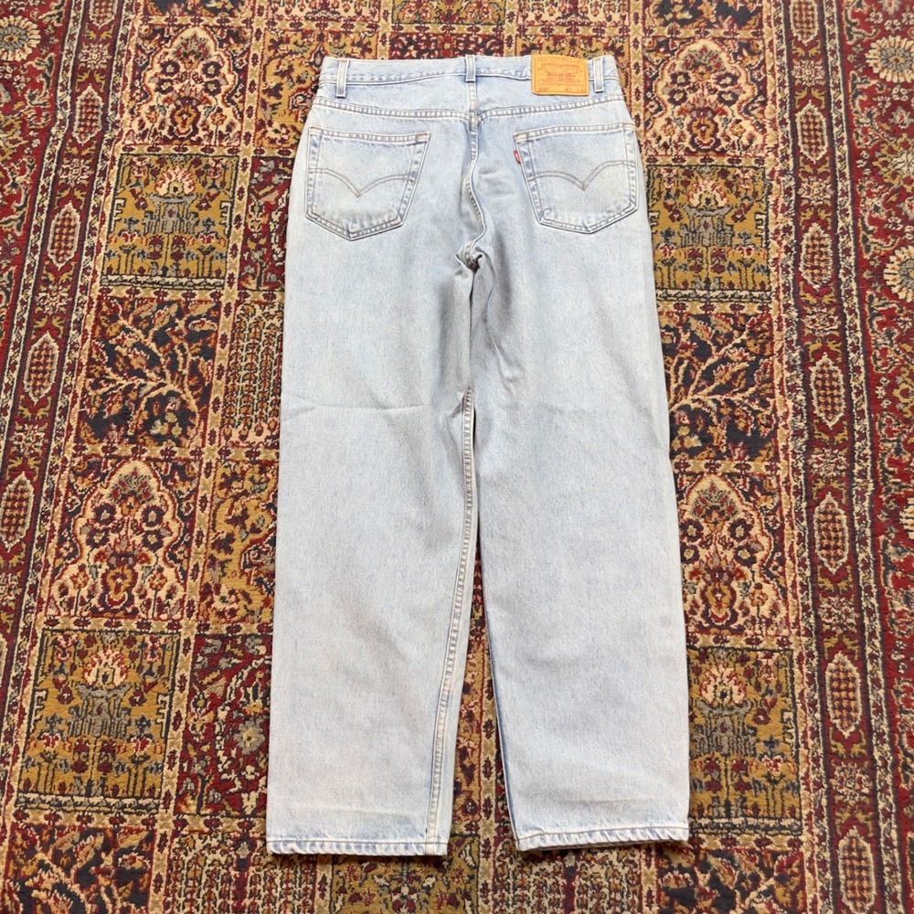VTG Levi Strauss 550 Mens Baggy Relaxed Fit Jeans Light Wash W36 L30 faded